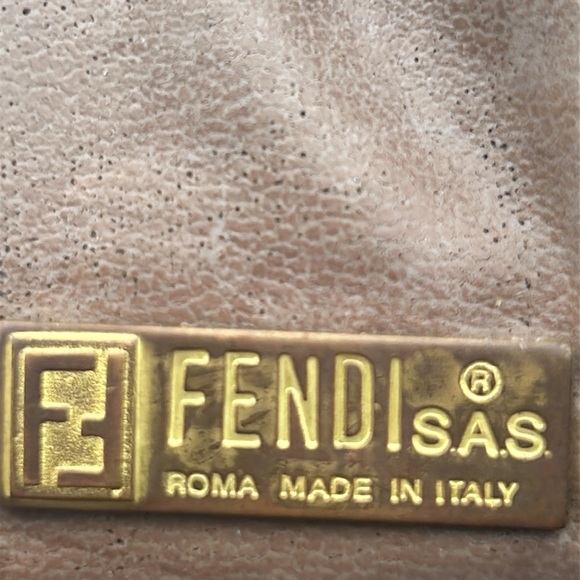 Fendi VINTAGE Zucchino FF Satchel Hand Bag - Picture 8 of 12